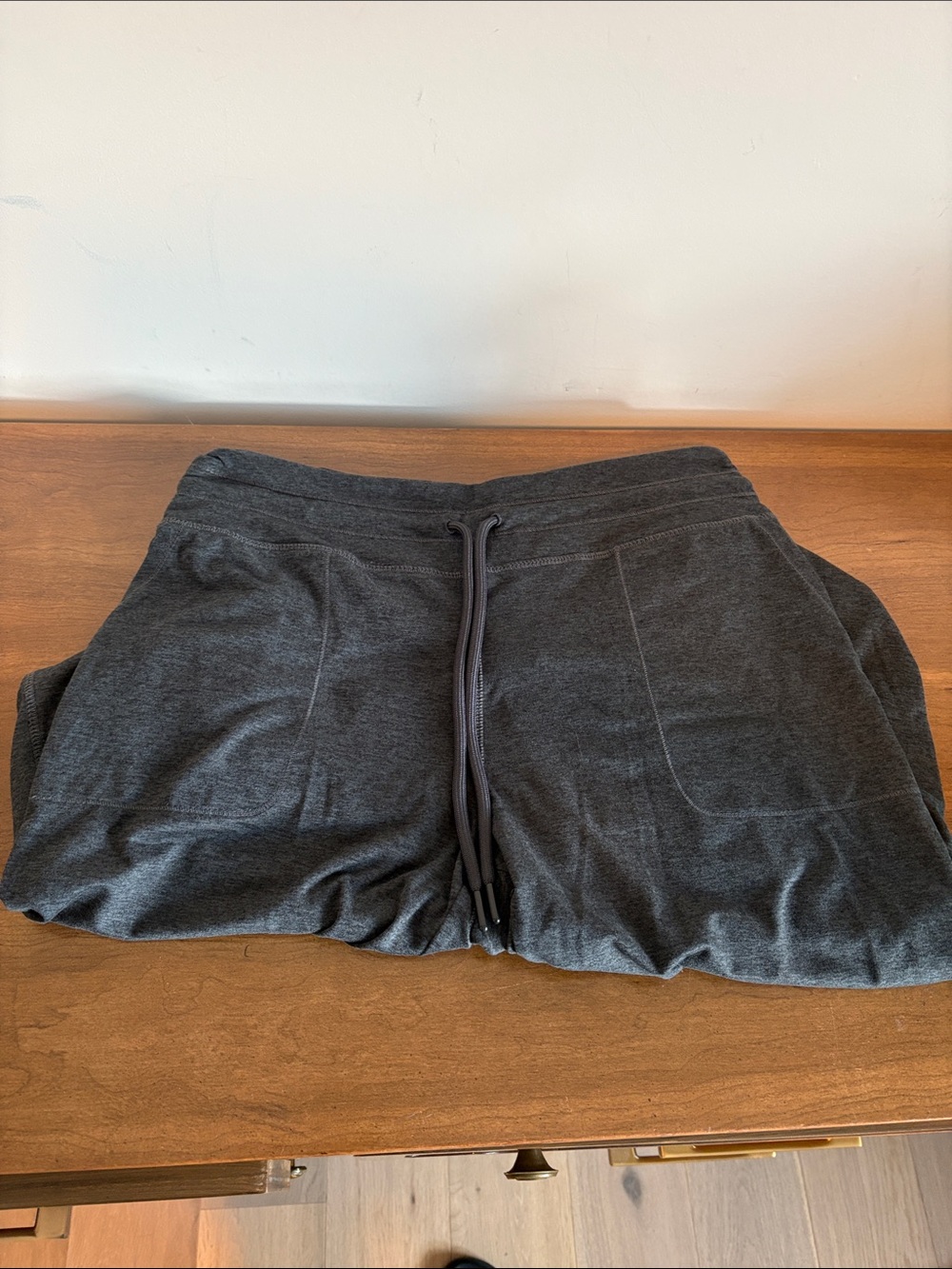 Lole Women's Charcoal Heather Track Joggers - Dark Gray